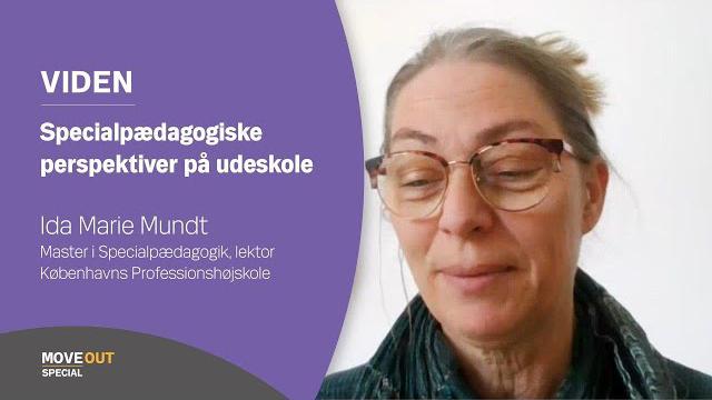 Forside til video: Specialpædagogiske perspektiver på udeskole, Ida Marie Mundt, KP